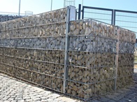 Gabione Doppelpfosten