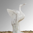 Kranich Marmor, 90 cm