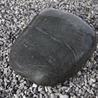 Pebbles Black Granit, poliert
