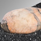 Pebbles Pink Marble, poliert